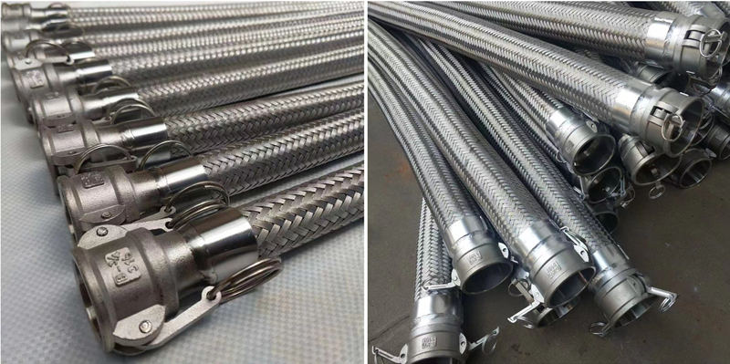 flexible metal hose with camlock