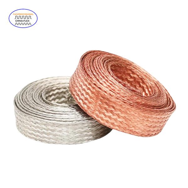 Flat Copper Braided Wire for Electrical Connections